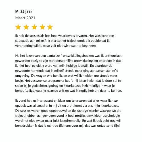 Review 7 loopbaan ontwikkeling